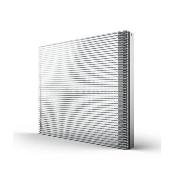 Smart Control Trasparent Window Glass Wall Led Screen For Shopping Mall