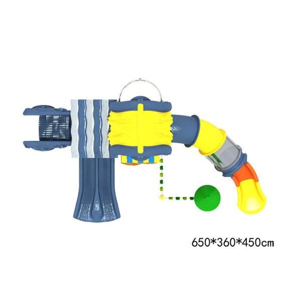 La nouvelle glissière extérieure a adapté la glissière aux besoins du client en plastique d'arrière-cour extérieure de parc d'attractions du jardin des enfants commerciaux colorés