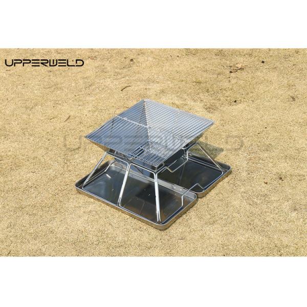 2 kg de acabamento limpo madeira portátil acampamento fogão de grelha de carbono dobrável para viagens ao ar livre