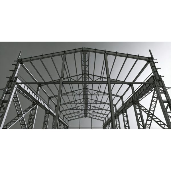 On Site Heavy Steel Structure Workshop Prefab Agricultural Buildings ODM