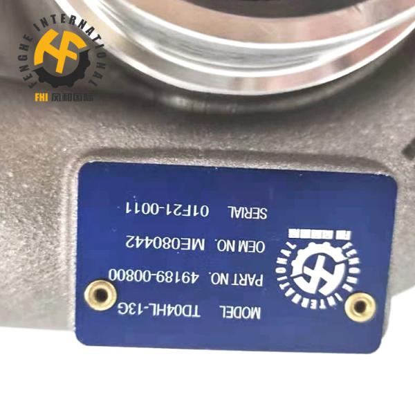 ME080442 Mitsubishi Fuso Turbocharger , 49189-00800 Excavator Spare Parts