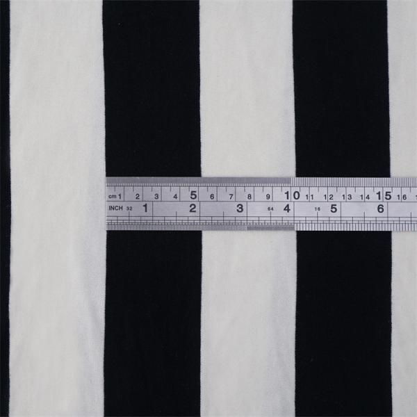 Skin-Friendly Comfortable And Smooth Striped Knit Fabric For Casual Wear