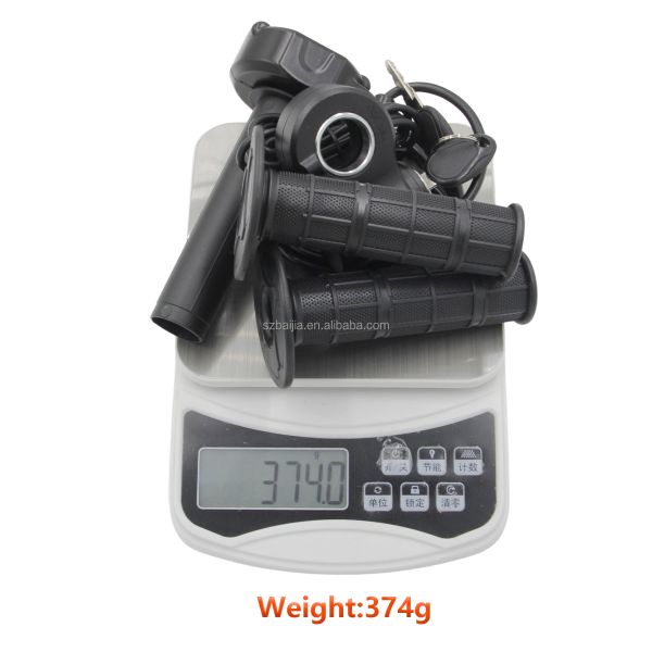 Universal E bike Throttle with Adjustable Speed, Water-Proofed Full Twist Throttle for Electric Scooters