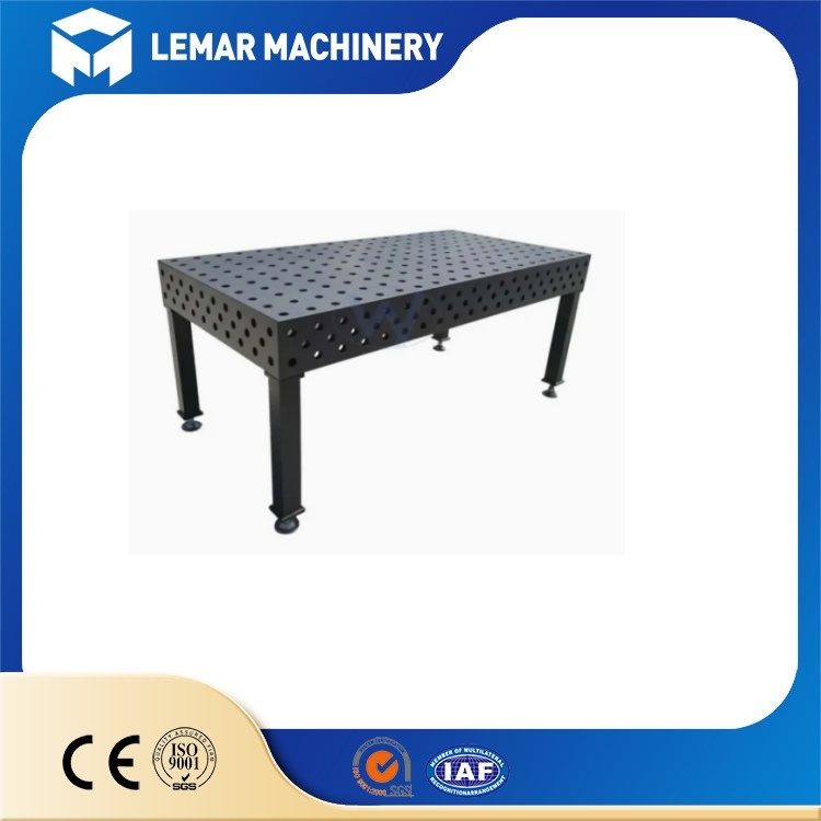D16 Modular Welding System Table with 50x50mm Grid Pattern Accuracy