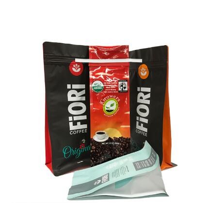 High-end Vivid Printing Strong Sealing  Recycling Custom Design 1kg Coffee Bags with k