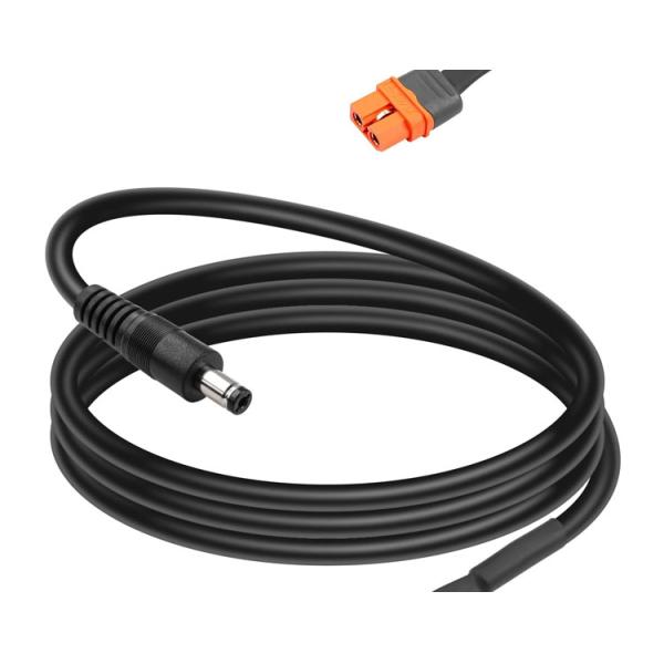 DC 5.5x2.1mm 5.5x2.5mm Plug Male Barrel Jack to XT60 Battery Connector Wire Cable for Solar Panel FPV