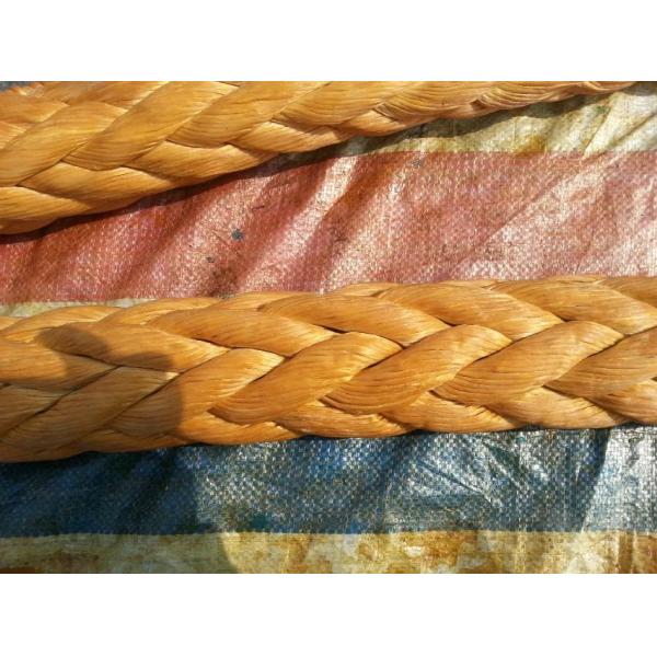 Customized Double Braided Mooring Rope Red , Green , Yellow Color