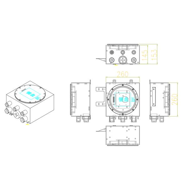 SS304 SS316 исправило промышленные телефоны со звуком и светом IP