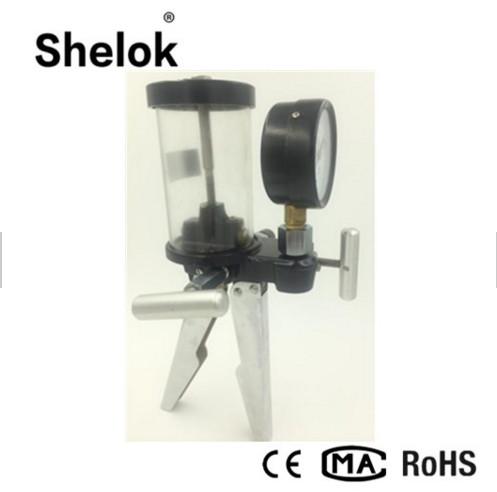 Handheld 1/4NPT 0~1.6MPa air oil hand pump pressure calibrator