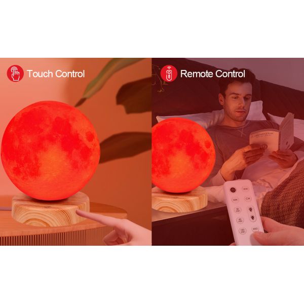 24W Sleep Aid Lamp 670nm Red LED Night Light Adjustable Brightness