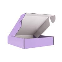 Caixa de papel amigável de quadrado da cor de Eco para peúgas do perfume
