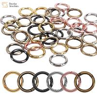 Anillos del llavero del metal de la aleación del cinc, anillo o de la puerta de la primavera de los clips del gancho rápido