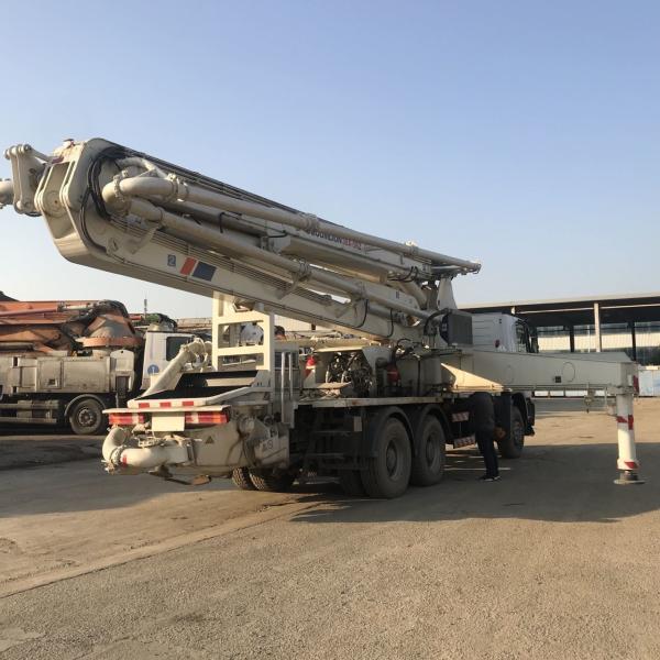Good Condition Zoomlion 38m Boom Pump Truck Used Concrete Pump Truck