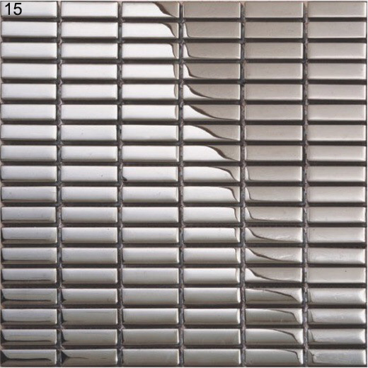 Wear-resistant Glass and Metal Swimming Pool Mosaics For Hotel