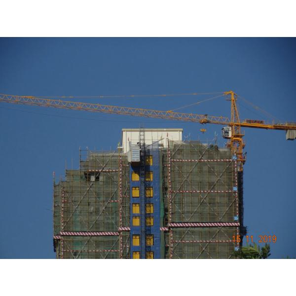 Модульная грузоподъемность 2000 КГ в подъем строительной площадки дверей клетки 3