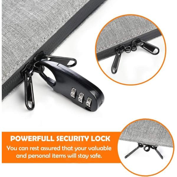 Теплая сумка с замком, банковская сумка с замком, сумка с деньгами для наличных денег, водонепроницаемая сумка для наличных денег с молниеносной решеткой, для наличных денег, мобильный телефон