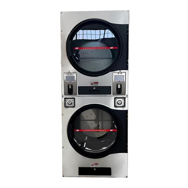 New Style Stacked Coin-Operated Washer & Dryer Combo - Commercial Laundry Solution