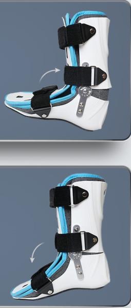 Articulated Medical Ankle Brace Orthopedic Rigid AFO Splint With Hinge