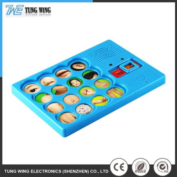 CE, ROHS, CCC Certified Musical Sound Module Board Book with 60 Seconds Sound Length and Colorful ABS Material for Children's Education