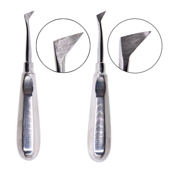 Os instrumentos cirúrgicos dentais de aço inoxidável implantam elevadores superiores da raiz das dentaduras mais baixos