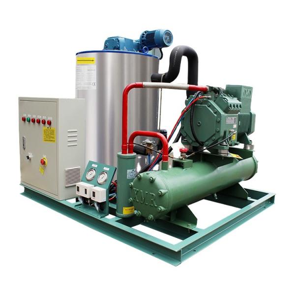 Small 1100 Kg Commercial Flake Ice Making Machine For Fish 19.94 kw