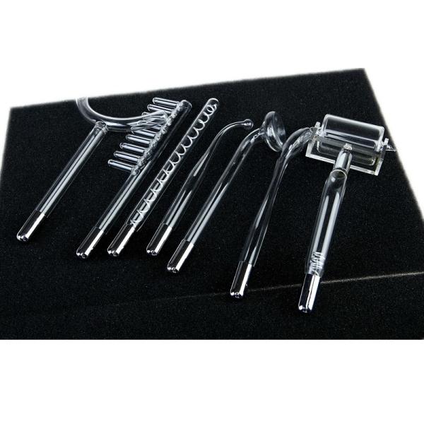 BF1314 7pcs Violet Ray High Frequency Facial Wand For Acne Electrodes Skin Treatment