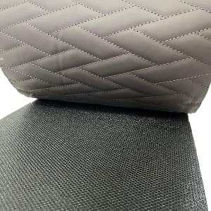 Quilted Embroidery Pvc Leather With Xpe Foam Backing For Sofa Making