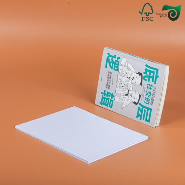 FSC Uncoated White Cardstock  100lb  Bright, Ultra Smooth Cover Paper