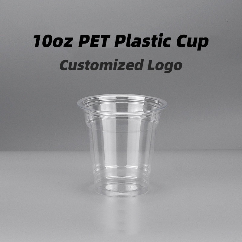Simple Style Eco-Friendly Custom Printed Clear Plastic Coffee Cup for Initial Payment