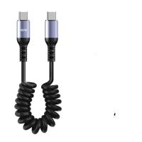 0.3M Black Color 100W Type-C Cable Fast 6A Charging USB-C for Phone Data Transfer