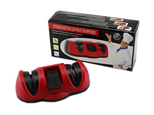 Tear Resistance Plastic Vegetable Cutter Kitchen Knife Sharpener With Suction Pad