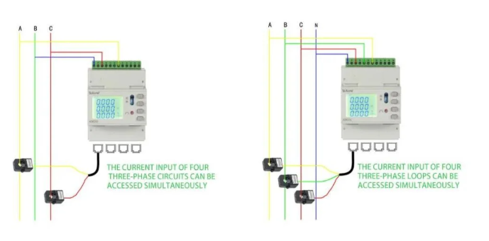 Acrel DTSD1352-4S Multi-Circuit Energy Meter For Tower Base Stations