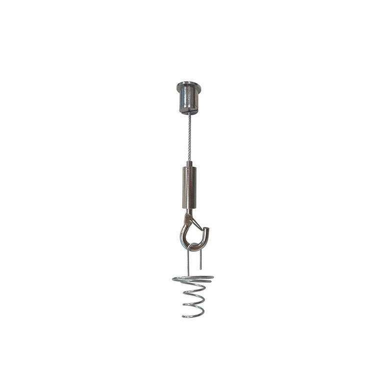 Stainless Steel Wire Sling Sets Adjustable Wire Gripper Ceiling Coupler Cable Suspension Kit Track Light