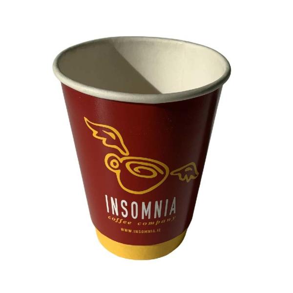 Custom 12 Oz Double Wall Takeaway Coffee Cups Lightweight For Hot Drinks