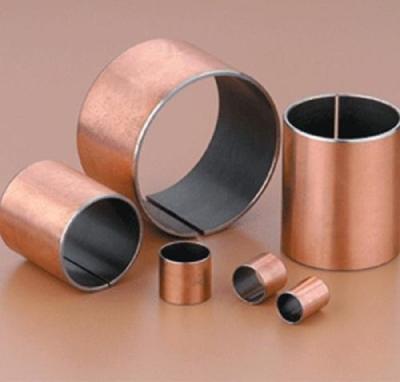 DIN 1494 Durable Split Plain Bearing , Lubricated Metric Bronze Bushings