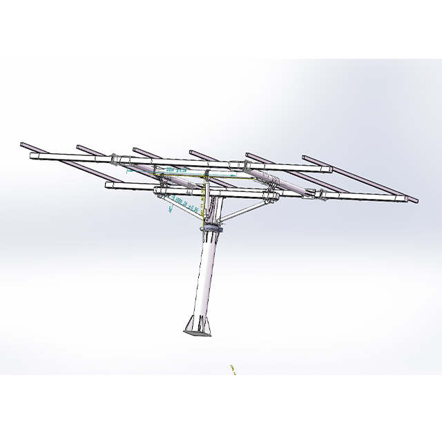 Jimmy New Arrival 5kw 10panels 12v 24v DC Motor Solar Tracking Controller System With Solar Mounting Bracket