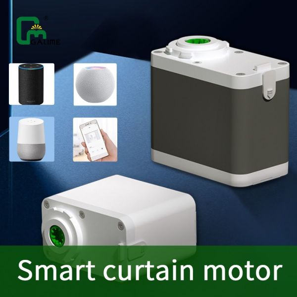Ultra Short Body Automatic Curtain Motor Wifi  High Torque 15cm/S Silent