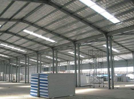 Stable 60 X 30 Steel Frame Buildings , High Precision Prefab Steel Frame
