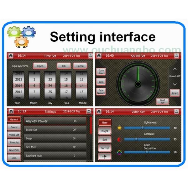 Ouchaungbo Car DVD Video Player GPS Navigation for Volkswagen Tiguan 2007-2012 USB iPod AUX OCB-9802