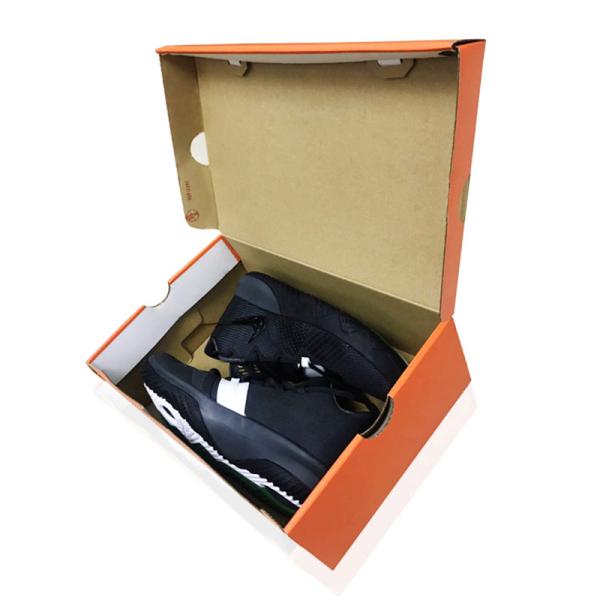 Цвет бренда логотипа Китая изготовленный на заказ оптовый напечатал складывая детей Kraft бумажных обувает рифленые грузя коробки