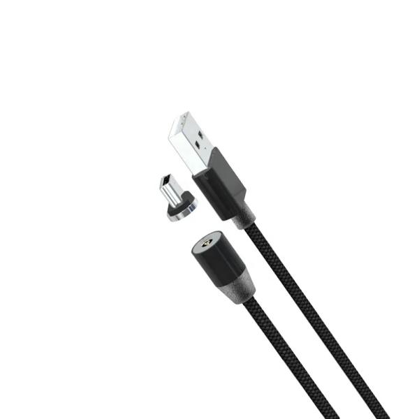 High Quality Black Micro USB Data Cable for Android Mobile Phone Fast Charging PVC Jacket Braid Shielding for Camera Computer Speaker