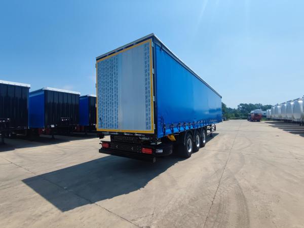 24 Hour Online Service Ottc Certification Truck Semi Trailer Cargo Side Curtain Trailer