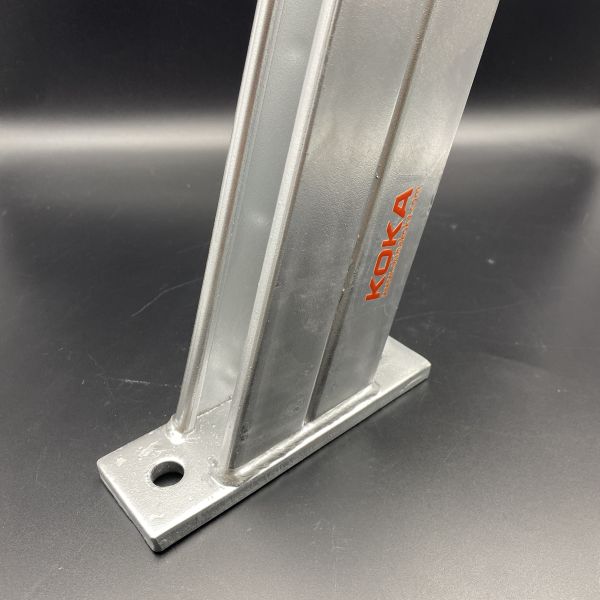 High Quality Double Channel Hot Dip Galvanized Single Bored Tunnel Bracket