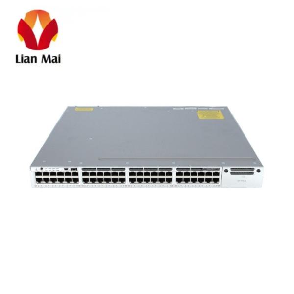 Série C3850 48 ports Penuh POE couche 3 Yang Dasar Jaringan Ethernet Gigabit Switch WS-C3850-48F-L