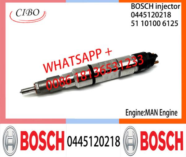 Conjunto original 0445120218 do injetor de combustível 51101006125 de BOSCH 0445120218 51101006125 para o HOMEM