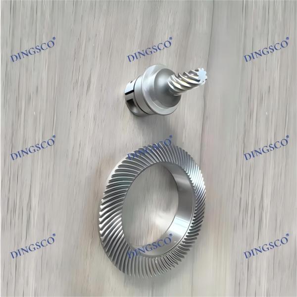 Orthogonal 10:1 Ratio Gear with 90° Intersecting Shaft Design and ISO 4-6 Grade Accuracy for Precision Reducers