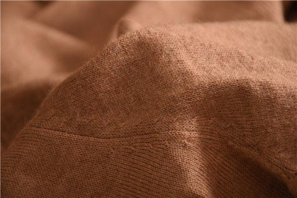 Soft Touch Long Caramel Knit Jumper High Neck Woolen Sweater For Ladies