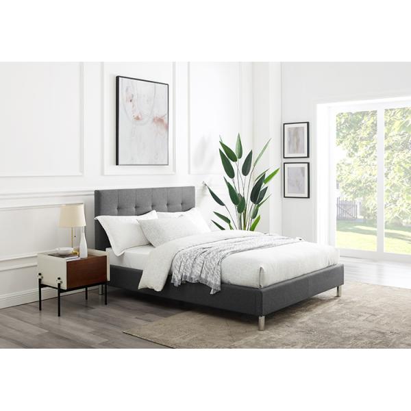 Solid Steel High Leg Nightstand Simple and Modern Storage Cabinet for Mini Bedroom