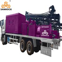 pozo de agua montado camión profundo de los 600m que perfora la máquina de Rig Portable Water Well Drilling