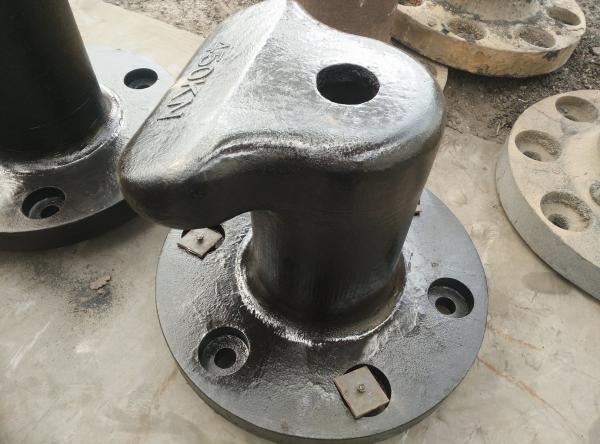 Poste de amarração cinzento marinho da amarração do ferro fundido/aço de molde/aço suave único